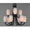 Maxim Taylor 9-Light 31.5" Wide Textured Black Chandelier 21657SWTXB - alternate 2
